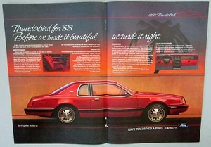 1983 Ford Thunderbird Original Color Centerfold Ad  - Picture 1 of 1