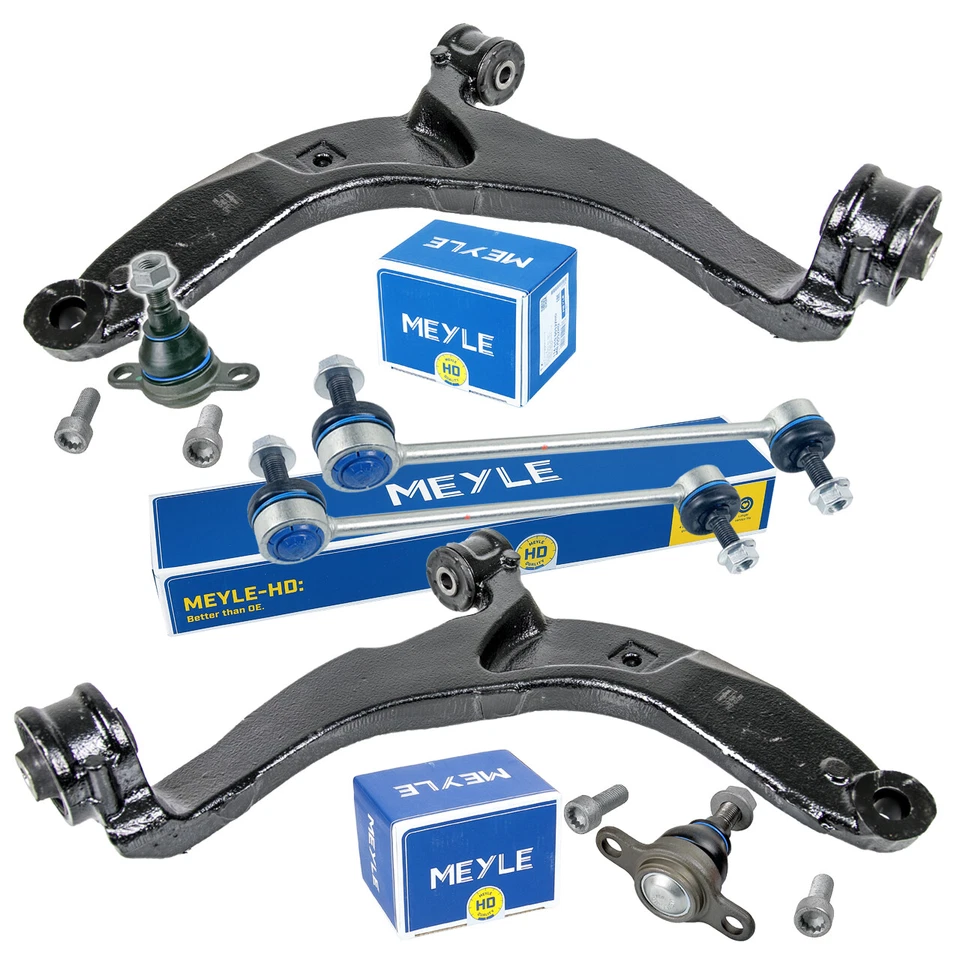 2x Querlenker 2x MEYLE Traggelenk 2x Koppelstange HD vorne für VW Transporter T5 - Bild 1 von 1