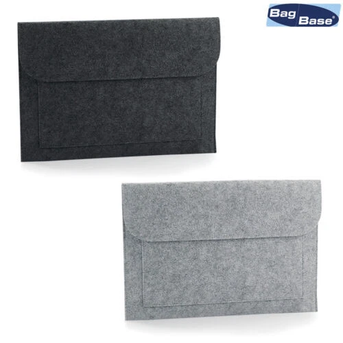 BagBase Polyester Felt Document Slip Laptop Sleeve Bag Protective Cover BG726 - Image 1 of 2