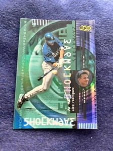 2000 Upper Deck Ionix Alex Rodriguez Shockwave #S14 Seattle Mariners - Picture 1 of 2