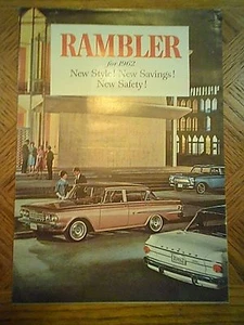 1962 AMC Rambler All Model Sales Folder - Imagen 1 de 4