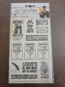 Paper House Harry Potter Stickers 4 SHEETS!!  - Picture 1 of 2