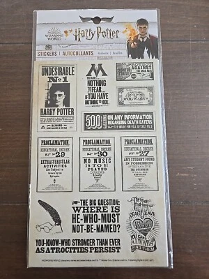 Paper House Harry Potter Stickers 4 SHEETS!!  - Image 1 of 2