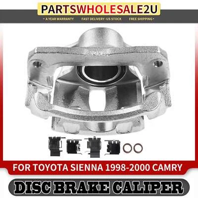 Pinza de freno delantera izquierda con soporte para Toyota Sienna 1998-2000 Camry 2000-2001 Foto 1 de 4