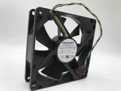 Foxconn PVA092G12H 9025 DC12V 0.40A 90*25MM 4-Pin PWM Large Airflow Fan - Image 1 of 3