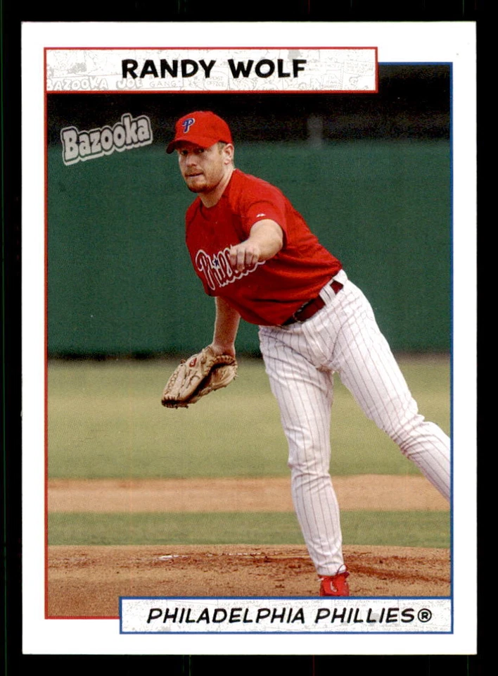 2005 Bazooka  #156 Randy Wolf Philadelphia Phillies - Image 1 of 2