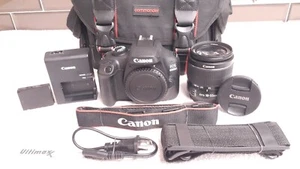 Canon EOS 4000D DSLR Camera with EF-S 18-55mm III Zoom Lens + Camera Case-MINT! - Picture 1 of 24