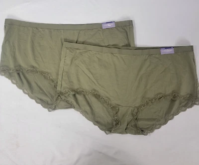 2 Catherine's Women's Panties Panty New Olive Green Boyshort Boy Short Size 15 - Image 1 of 4