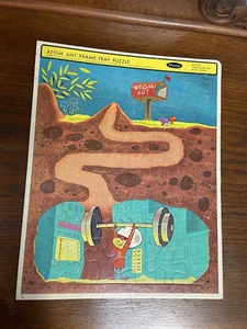 Vintage 1966 Atom Ant Frame Tray Puzzle Whitman USA #4528 Hanna-Barbera - Picture 1 of 9