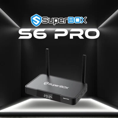 2025  SuperBox S6 Pro, Authorized Sales,  Best Selling, Free Priority Ship - Image 1 of 4