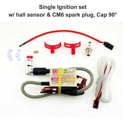 Rcexl CM6 10mm Ignition 90 / 120 Degree for Gas Petrol Engine RC Model Airplane - Image 1 of 4