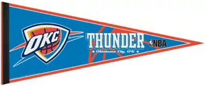 Oklahoma City Thunder NBA 12 X 30 Felt Pennant - Picture 1 of 1