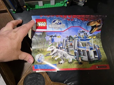 Lego 75919 Indominus Rex Breakout. SELTENES SET NICHT MEHR PRODUZIERT. 100% Komplett - Bild 1 von 4