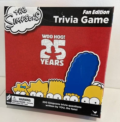 The Simpsons Trivia Game Fan Edition 25 Years 2013 Complete - Image 1 of 4