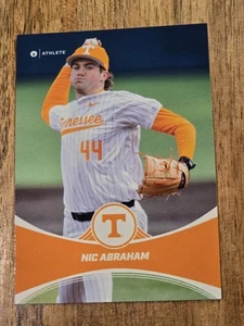 Nic Abraham 2025 Onit Card #B-37 Tennessee Volunteers Baseball  - Bild 1 von 1