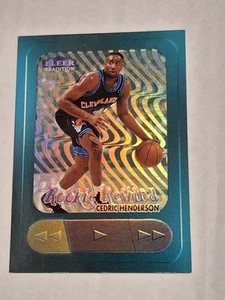 Tarjeta de la NBA Cedric Henderson Fleer Ultra Rookie Review 1998-99 #3rr Cavaliers Cavs - Imagen 1 de 2