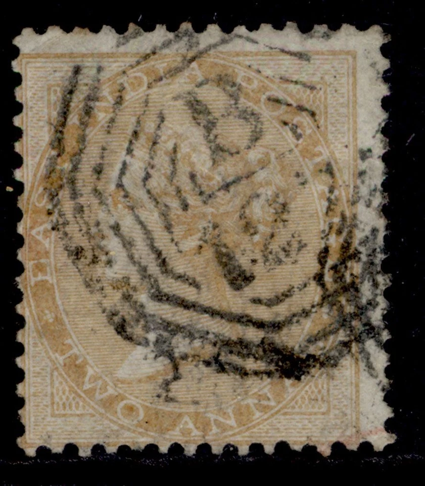 INDIA QV SG42, 2a amarillo-buff, BIEN USADO. BIRMANIA MOULMEIN TIPO 7 B127 pmk Foto 1 de 1