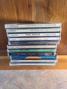 Paul Winter 11 CD Lot - Exact Disc's Shown, Canyon Lullaby, Winterset, More ..  - Foto 1 di 12