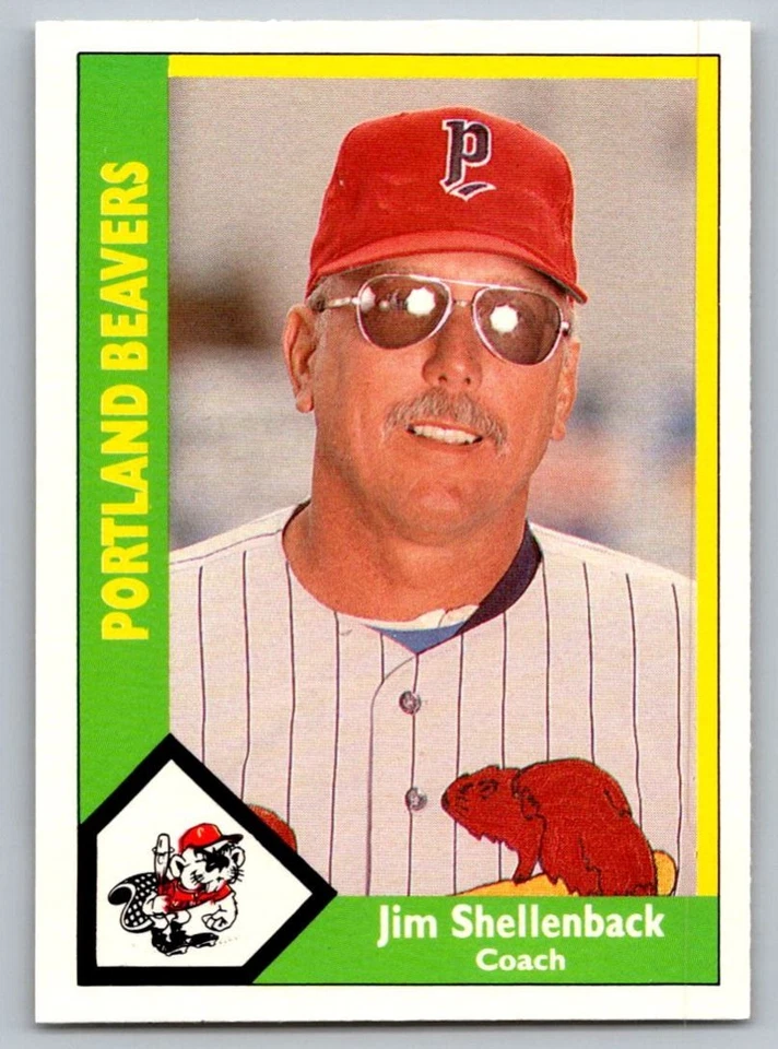 1990 CMC Portland Beavers Jim Shellenback Portland Beavers #21 - Image 1 of 2