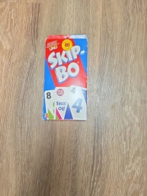 1999 SkipBo Skip-Bo Card Game Mattel 2-6 Players Ages 7+  (New/Sealed) - Image 1 of 4