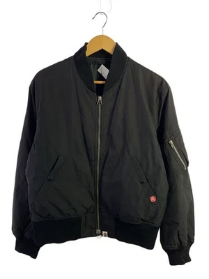 A Bathing Ape Ma-1/Flight Jacket/M/Polyester/Black/Plain - Image 1 of 4