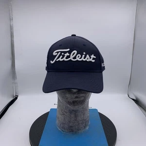 Sombrero ajustable de golf Titliest Pro V1 FJ Foot Joy AZUL MARINO muy LIMPIO - Imagen 1 de 6