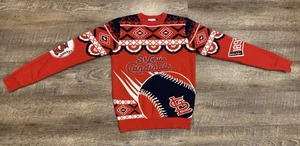 MLB St Louis Cardinals Baseball Sweater Crewneck Adult Small - Picture 1 of 8
