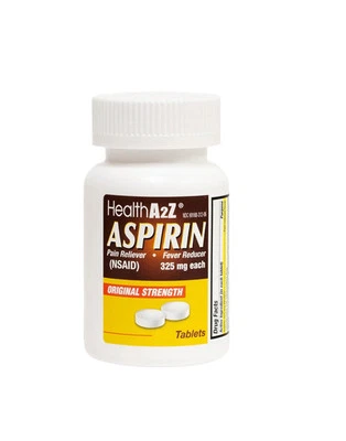 Aspirin Pain Reliever/Fever Reducer (NSAID) 325mg Tablets, 100ct. - Image 1 of 2