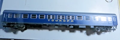 Röwa 3132 H0 Voitures Abteilwagen Touropa 2. Petits Courant Continu Analogue - Photo 1/4