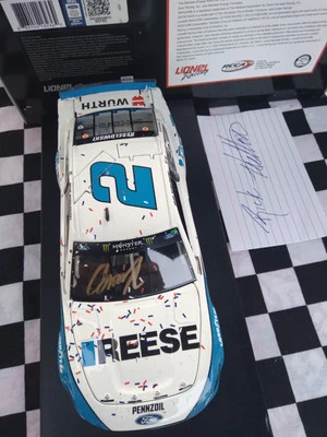 Brad Keselowski Signed 2019 #2 Reese. Martinsvill WIN. #74/505 (BK-6) - Image 1 of 4