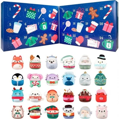 Christmas 24 3D PVC Micromallows Advent Calendar, 2025 Squishmallows Calendar