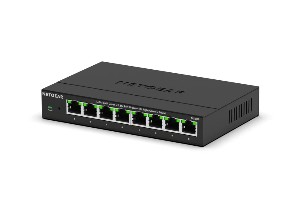 *NEW* NETGEAR MS308 8-port Multi-Gigabit (2.5G) Ethernet Unmanaged Switch - Image 1 of 1