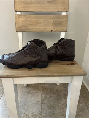 NIKE AIR JORDAN HORIZON PREMIUM КОРИЧНЕВЫЙ CROC INFARED МУЖСКОЙ РАЗМЕР 13 822333-205 - Изображение 1 из 4