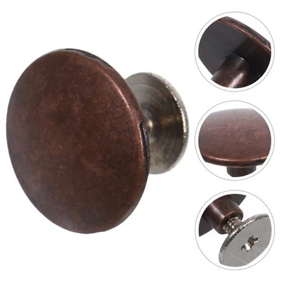  10 set di rivetti in metallo per la lavorazione della pelle: borchie decorative - Immagine 1 di 4