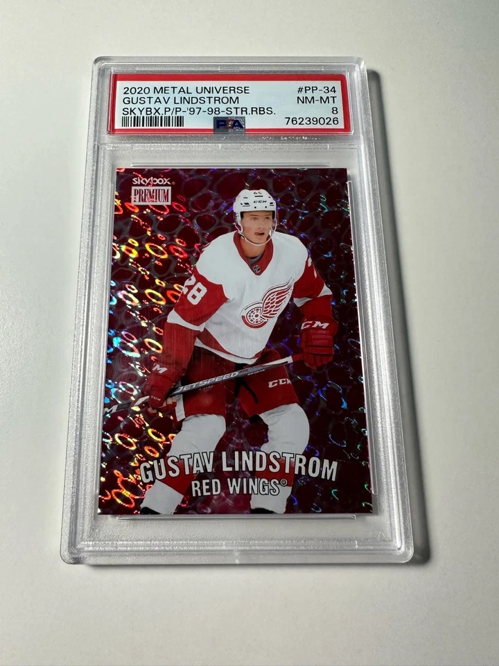2020 Skybox Metal Universe Premium Gustav Lindstrom Star Rubies /50 #PP-34 - Image 1 of 2
