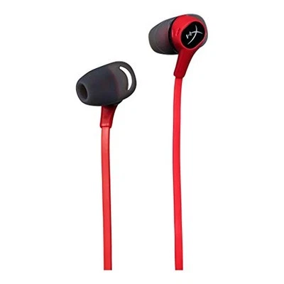 HyperX gaming earphone Cloud Earbuds HX-HSCEB-RD 4P5J5AA 3.5mm earphone Jack NEW - Image 1 of 4