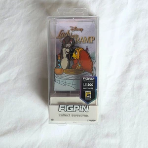 SDCC 2025 Comic Con Exclusive FiGPiN - DISNEY Lady & The Tramp LE 500 - IN HAND - Picture 1 of 2