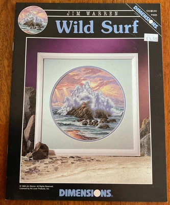 Wild Surf - Jim Warren - Dimensions #335 - Counted Cross Stitch Pattern - Image 1 of 4