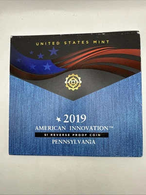 2019 S American Innovation Pennsylvania Dollar Reverse Proof OGP #7552 - Image 1 of 4