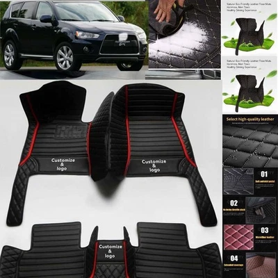 For Mitsubishi Outlander Car Floor Mats Carpets Cargo Liners Custom All Weather - Image 1 of 4