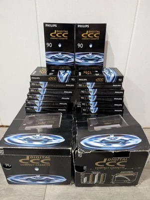 Cintas de casete de audio en blanco PHILIPS DCC 90. 35 piezas disponibles. SELLADO NUEVO. Foto 1 de 3
