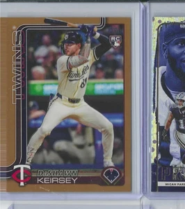 2025 Topps DaShawn Keirsey Rookie Gold /2025 Twins - Picture 1 of 2