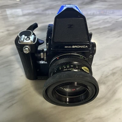 Zenza Bronica w/75mm f2.8 Lens,  Speed Grip, Untested - Image 1 of 4