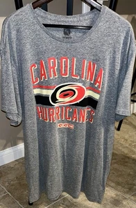 Men's CCM NHL Carolina Hurricanes Gray Short Sleeve Shirt, XXL, 2XL - Picture 1 of 5
