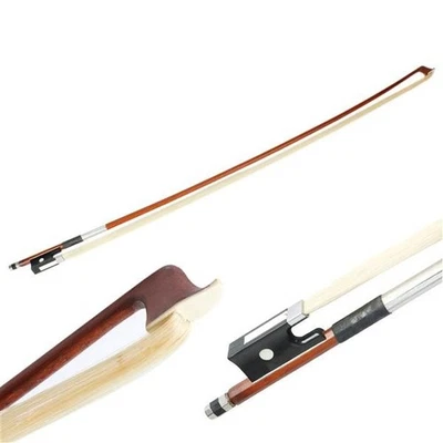 4/4 High Quality Arbor Horsehair Violin Bow with Black Handle For Professionals - Image 1 of 4