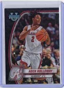 2023-24 Bowman University Chrome - Aden Holloway #10 black Refractor (RC) - Picture 1 of 2