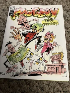 Frog Boy #1 John Burgin Signed And Marked - Foto 1 di 3