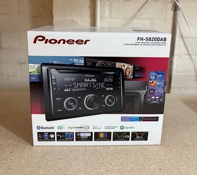 PIONEER CAR/VAN CD USB ANDROID IPHONE DOUBLE DIN DAB BLUETOOTH STEREO FH-S820DAB - Image 1 of 3