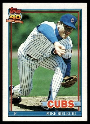 1991 Topps #501 Mike Bielecki - Image 1 of 2