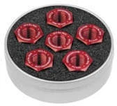 Tuercas de piñón Driven Racing de 10 mm - Rojo Motocicleta Bicicleta de calle DSNRD 2401-0544 Foto 1 de 4